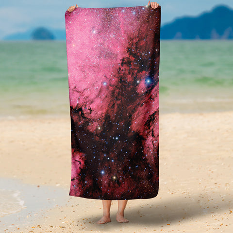 Astro Beach Towel - Pink