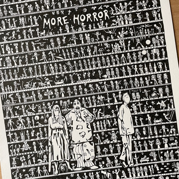 More Horror Original Art - The Tiny Art Co