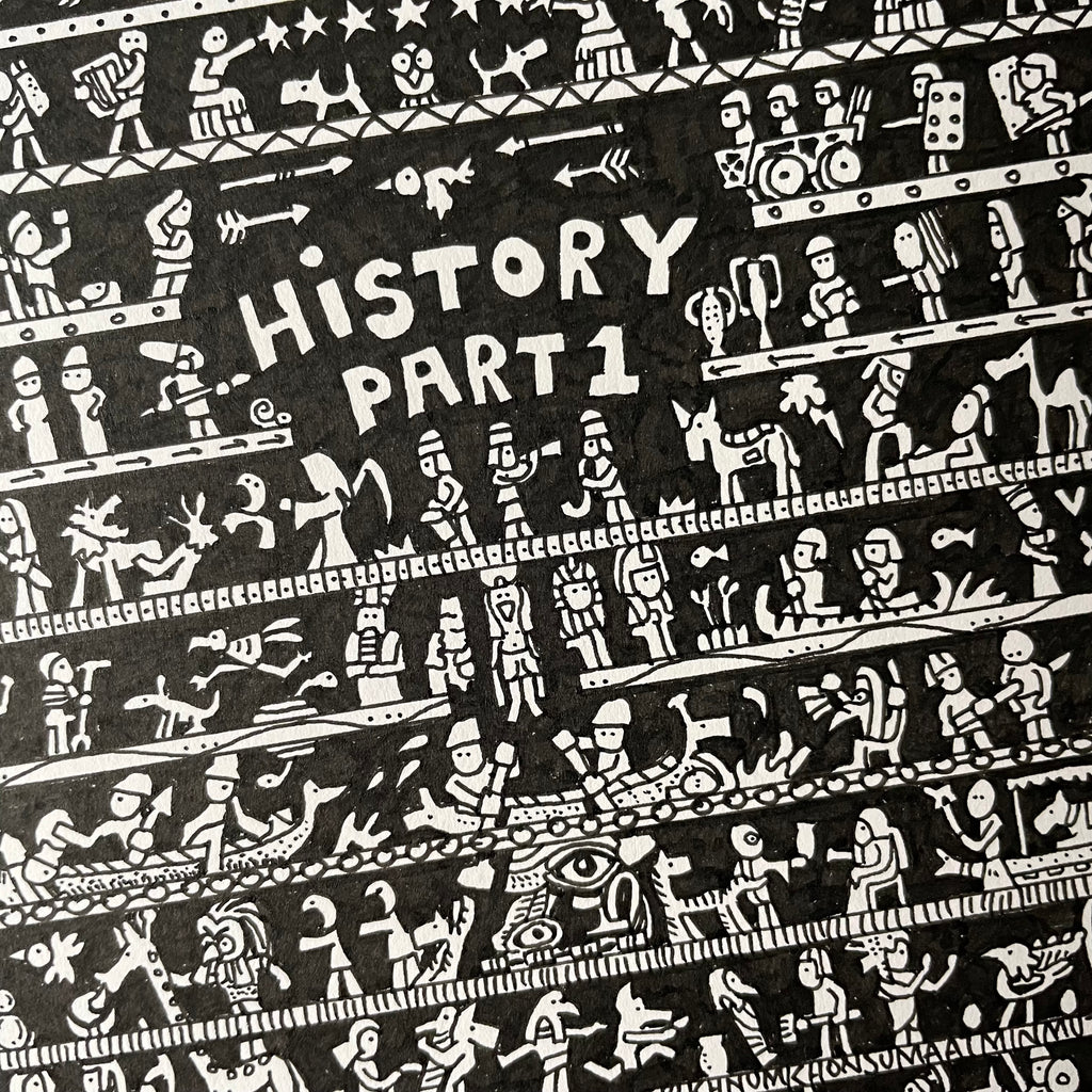 History Part 1 Original Art - The Tiny Art Co