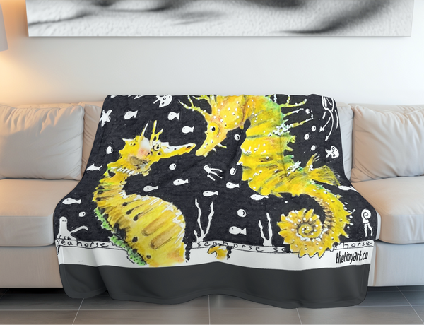 Seahorse Fleece Blanket