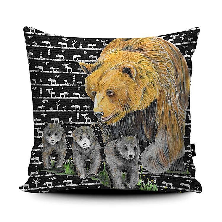 Grizzly Bear Cushion