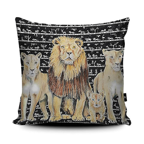 Lion  Cushion - The Tiny Art Co