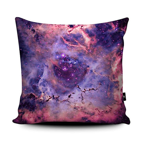 Space Cushion - Pink Nebula Rosette