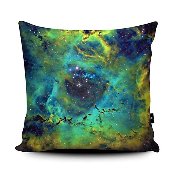 Space Cushion - Green Nebula Rosette