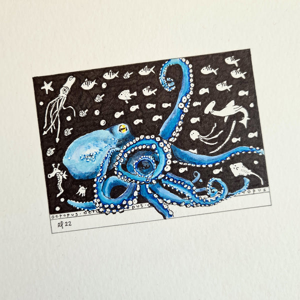 Octopus ACEO Print