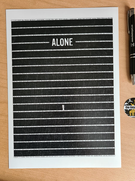 Alone Standard Print - The Tiny Art Co