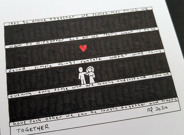 Alone Together ACEO Print - The Tiny Art Co