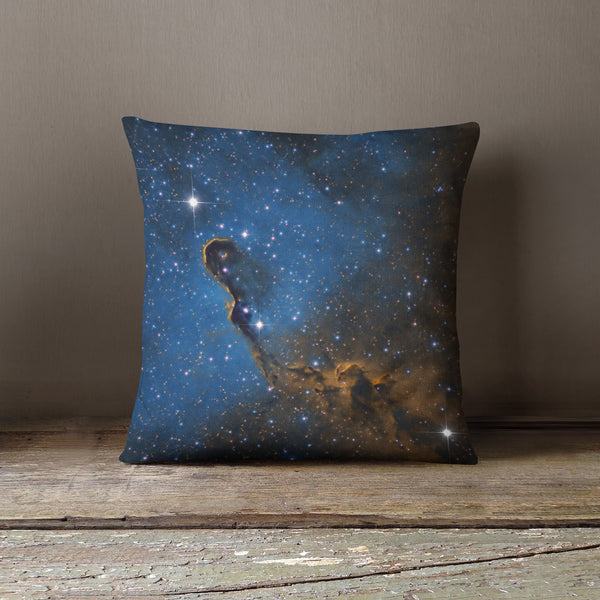 Space Cushion - Blue Elephant