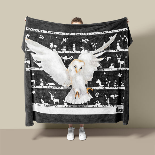 Owl Fleece Blanket