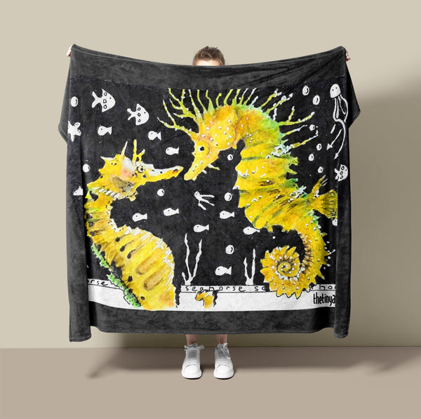 Seahorse Fleece Blanket