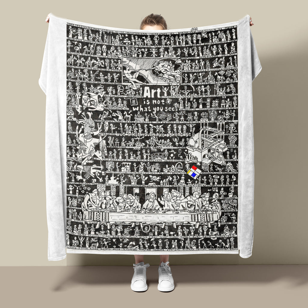 Art History Fleece Blanket