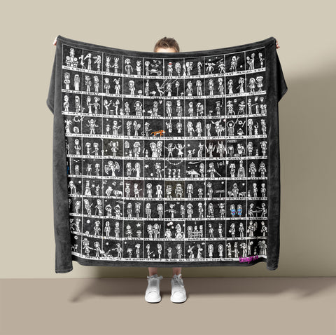 The 100 Bits you Missed Fleece Blanket - The Tiny Art Co