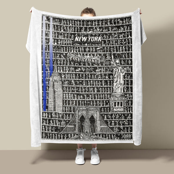 New York Fleece Blanket