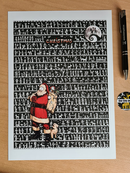 Christmas Standard Print - The Tiny Art Co