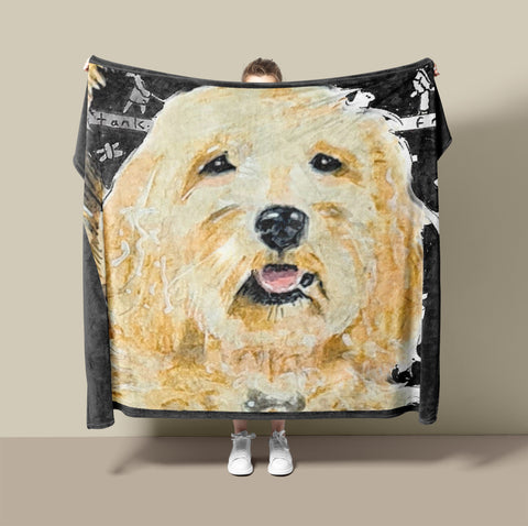 Dog Blanket - Cockapoo Fleece Blanket