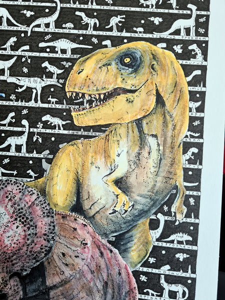 Dinosaur 3 Fine Art Print - The Tiny Art Co