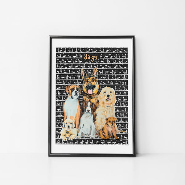 Dogs Standard Print - The Tiny Art Co