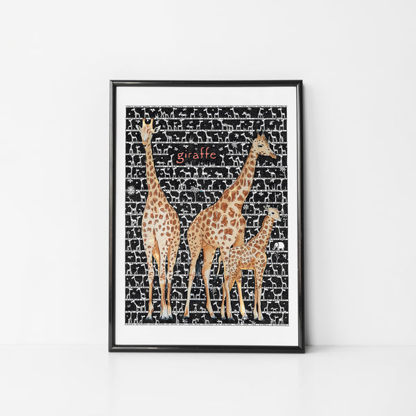Giraffe Standard Print - The Tiny Art Co