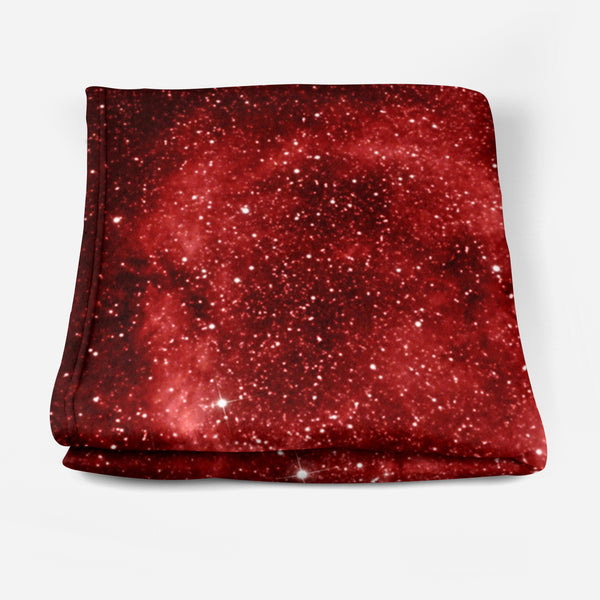 Space Blanket - Red Nebula Heart