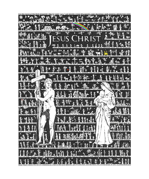 Jesus Christ Art Print - The Tiny Art Co