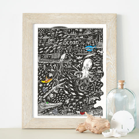 Ocean Fine Art Print - The Tiny Art Co