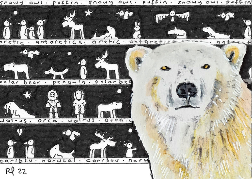 Polar Bear ACEO Print