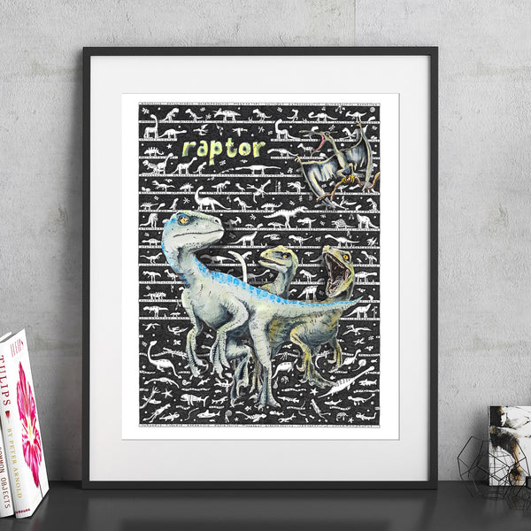 Raptor Fine Art Print - The Tiny Art Co