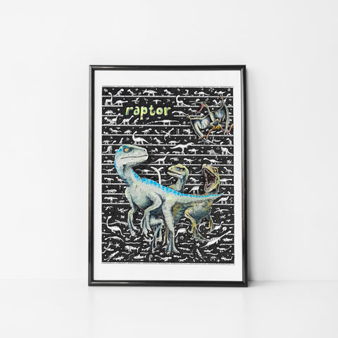 Raptor Standard Print - The Tiny Art Co