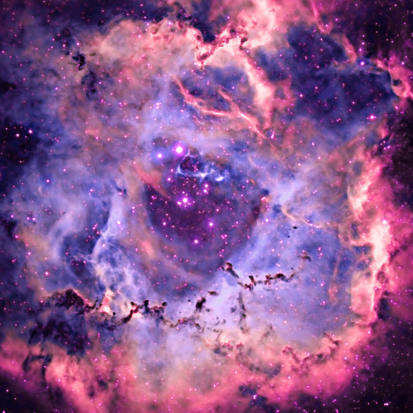 Space Cushion - Pink Nebula Rosette