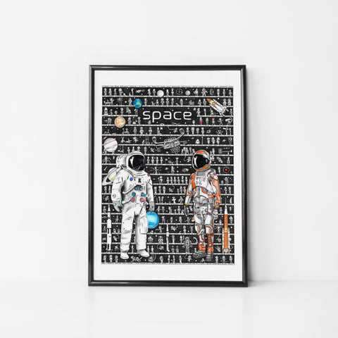 Space Standard Print - The Tiny Art Co