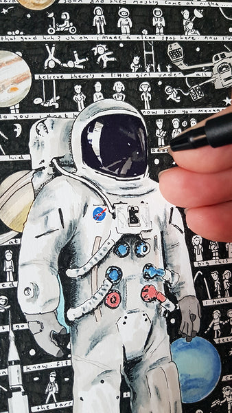 Space Art Print - The Tiny Art Co