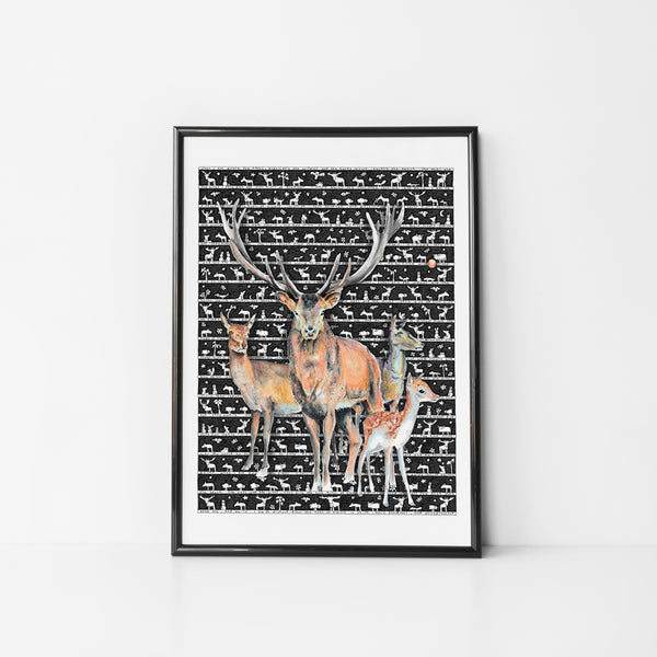 Stag Standard Print - The Tiny Art Co