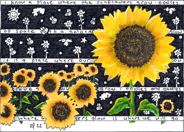 Sunflower ACEO Print
