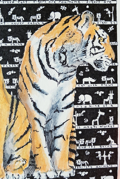 Tiger Art Print - The Tiny Art Co