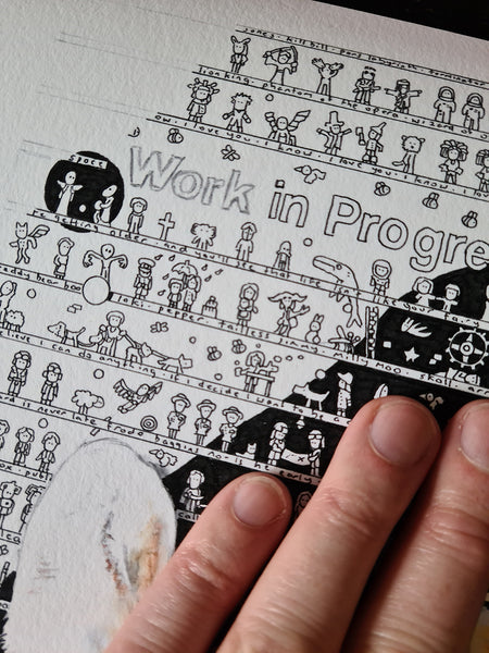 Work in Progress Fine Art Print - The Tiny Art Co