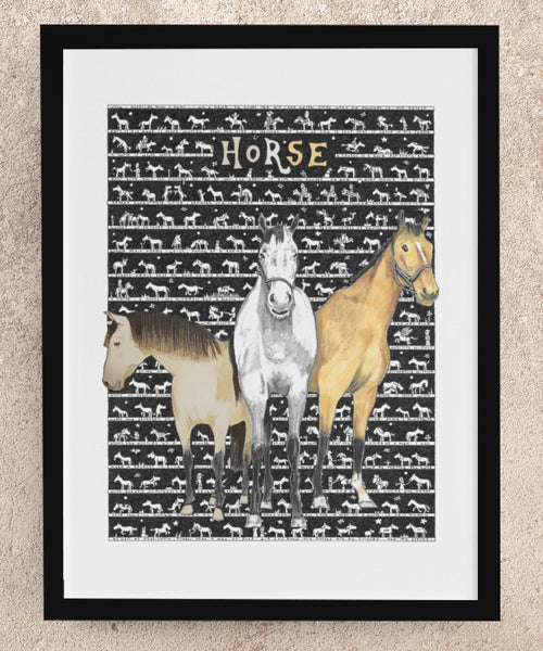 Horse Fine Art Print - The Tiny Art Co
